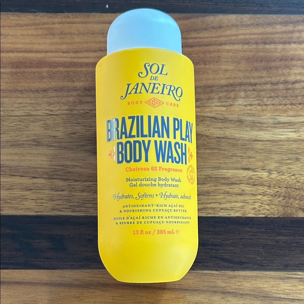 Sol de Janeiro Yellow Brazilian Play Body Wash Bottle